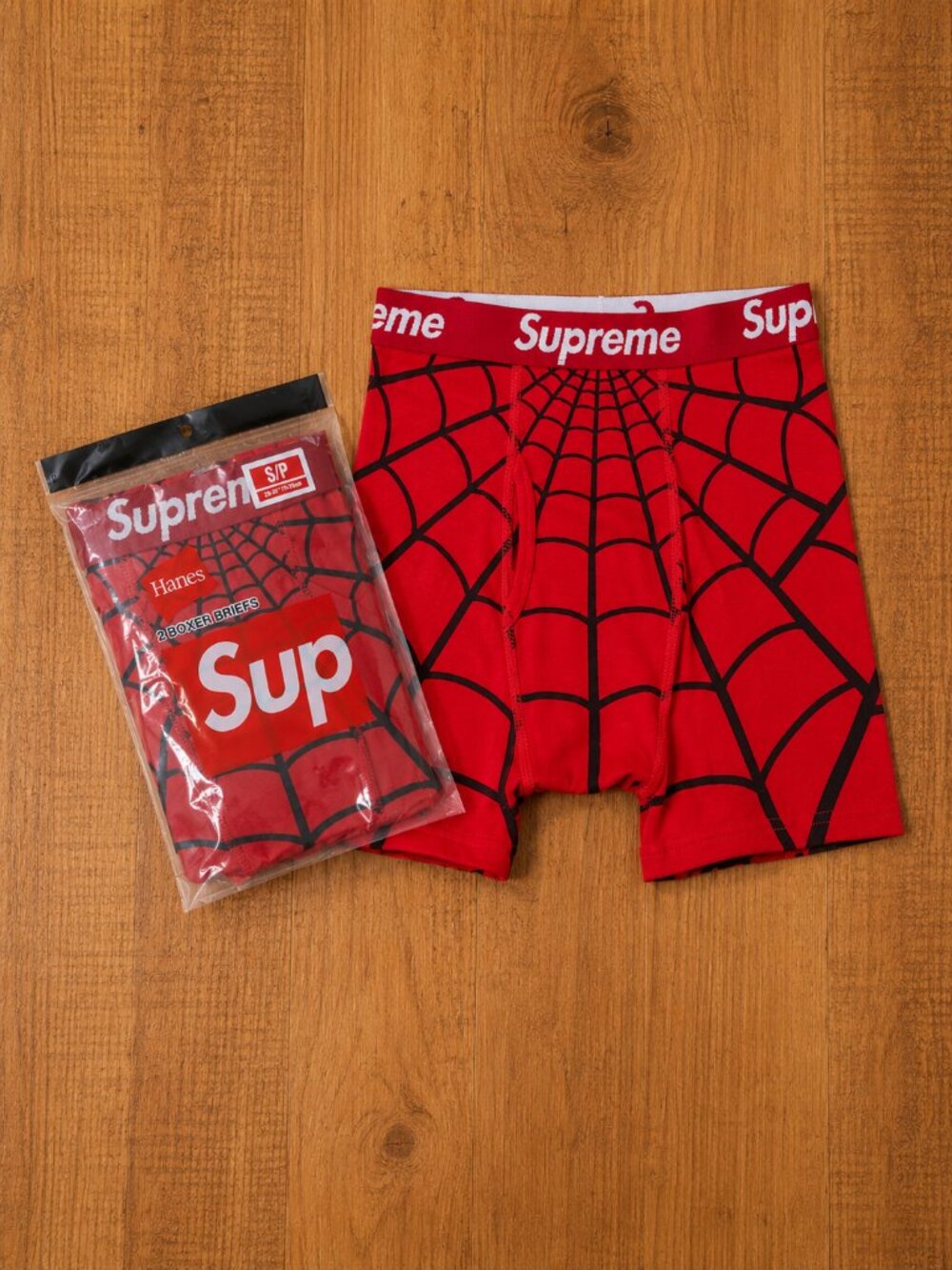 Supreme Hanes Spider-Man Boxer Briefs